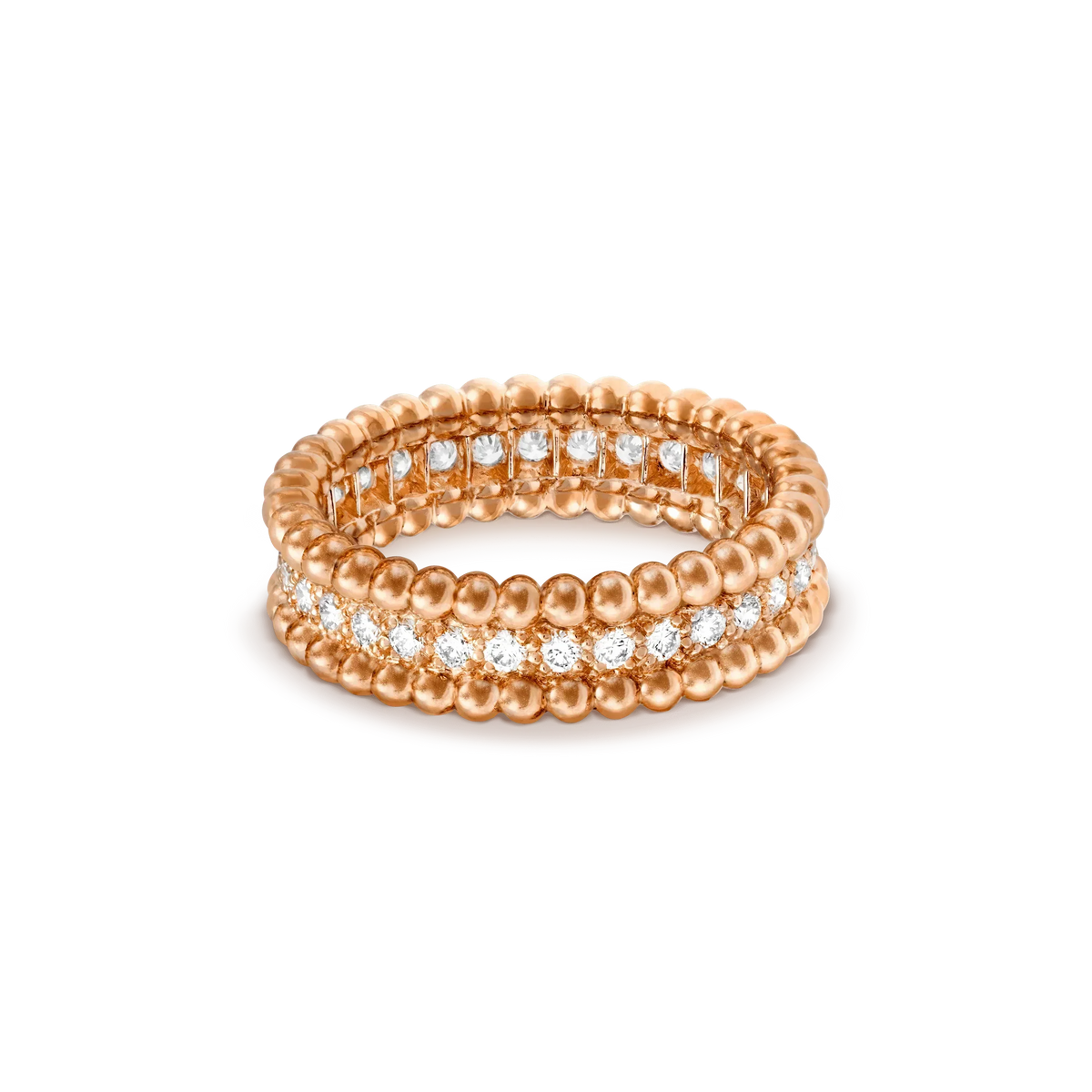 [basloveJW]PERLEE DIAMOND ROSE GOLD RING