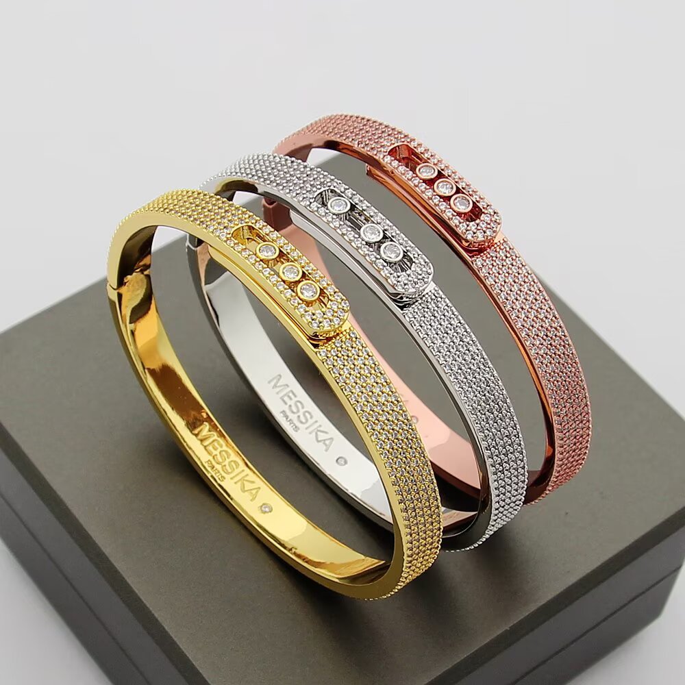 [baslovejewels]Move Noa Full Pavé Diamond Bangle Bracelet
