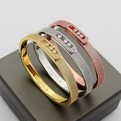 [baslovejewels]Move Noa Full Pavé Diamond Bangle Bracelet