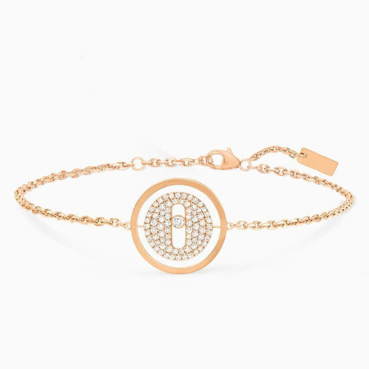 [baslovejewels]LUCKY MOVE DIAMOND PAVED BRACELET