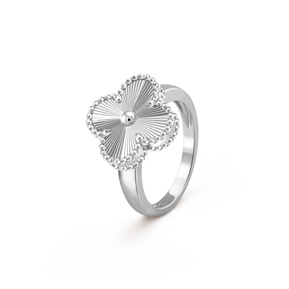 [basloveJW]CLOVER SILVER RING