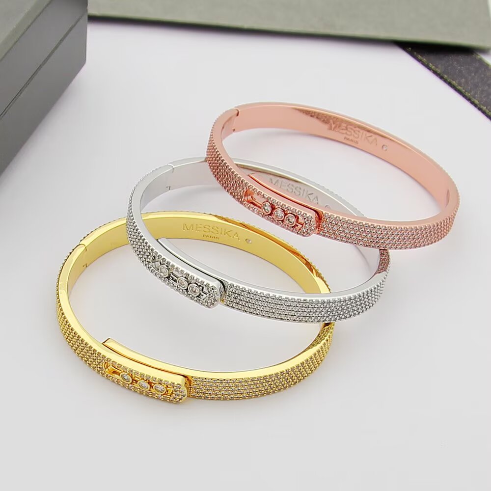 [baslovejewels]Move Noa Full Pavé Diamond Bangle Bracelet