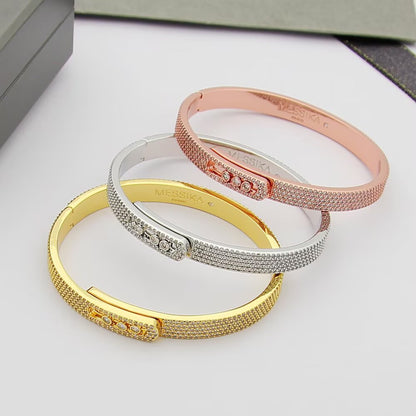 [baslovejewels]Move Noa Full Pavé Diamond Bangle Bracelet