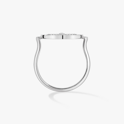 [baslovejewels]LUCKY MOVE PAVED SILVER DIAMOND RING