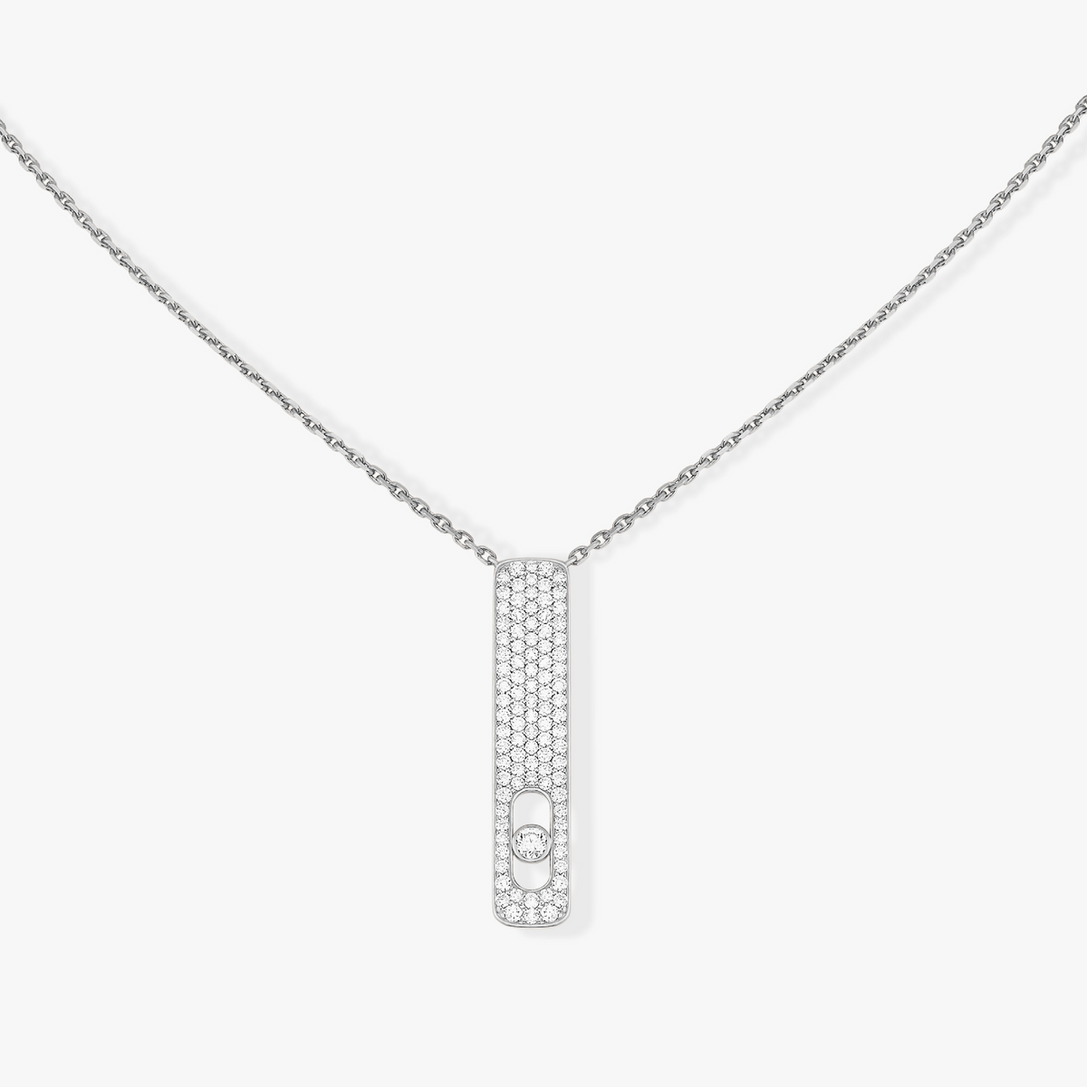 [baslovejewels]MY FIRST DIAMOND PAVED NECKLACE