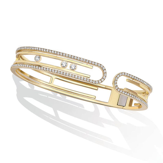 [baslovejewels]MOVE 10TH PAVED DIAMOND BRACELET