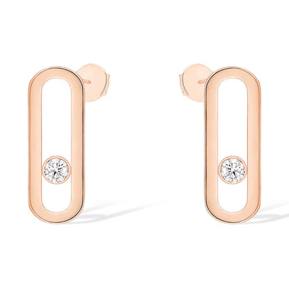 [baslovejewels]MOVE UNO SMALL 1 DIAMOND EARRINGS