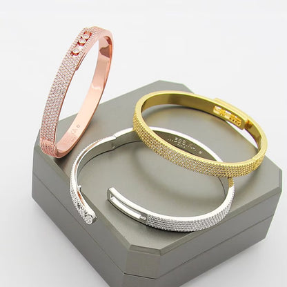 [baslovejewels]Move Noa Full Pavé Diamond Bangle Bracelet