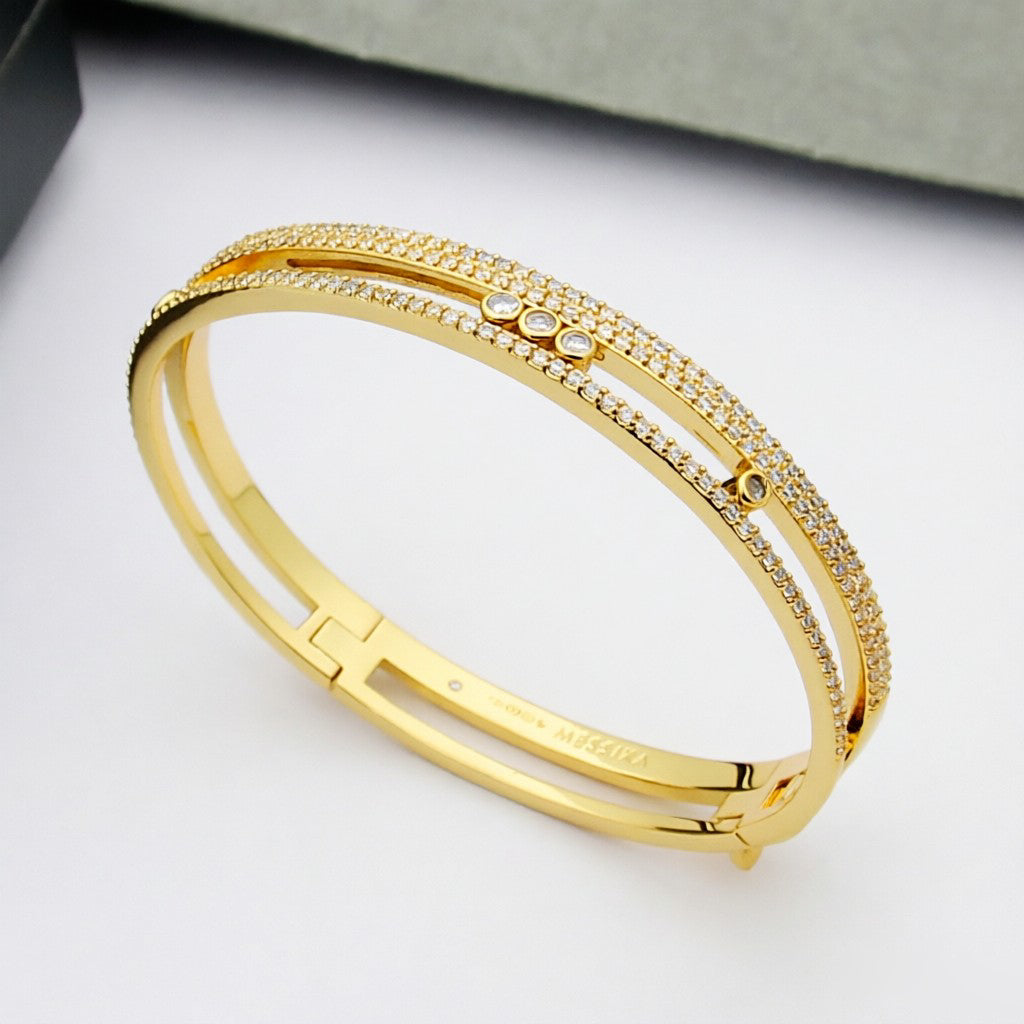 [baslovejewels]Move Romane pavé bangle