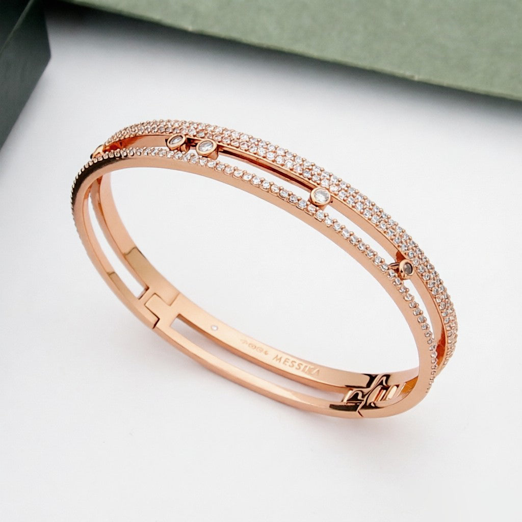 [baslovejewels]Move Romane pavé bangle