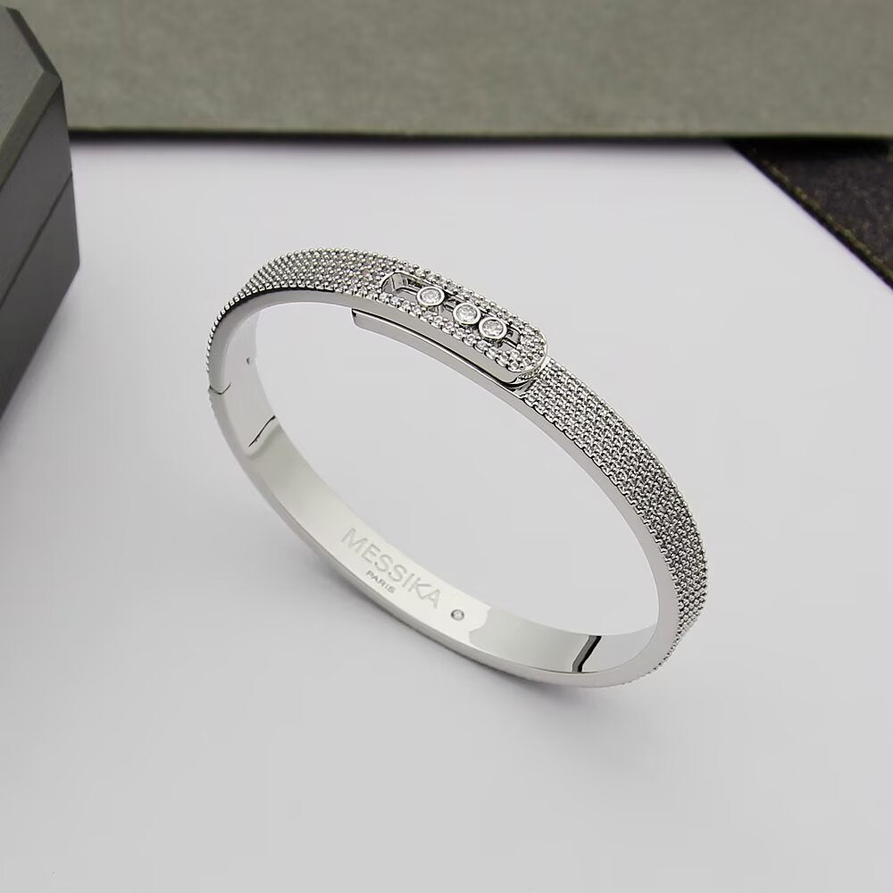 [baslovejewels]Move Noa Full Pavé Diamond Bangle Bracelet