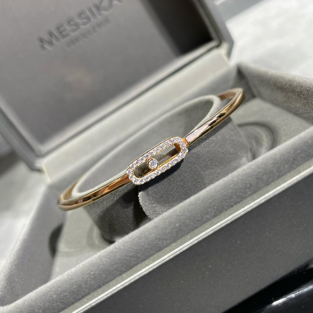 [baslovejewels]Move Uno pavé flex bangle medium