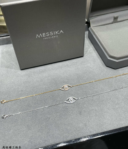 [baslovejewels]Lucky Eye Pave-Set Diamond Bracelet