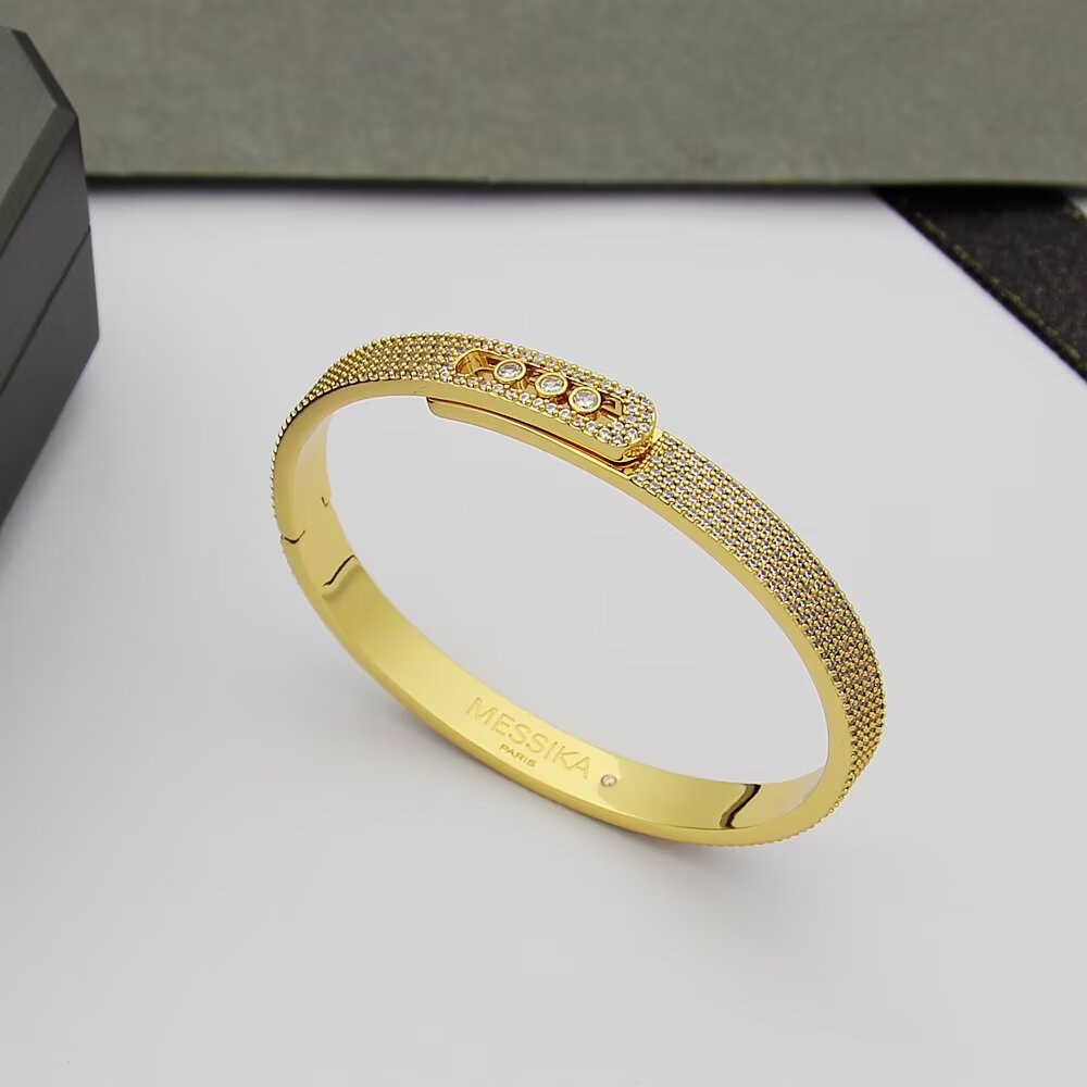 [baslovejewels]Move Noa Full Pavé Diamond Bangle Bracelet