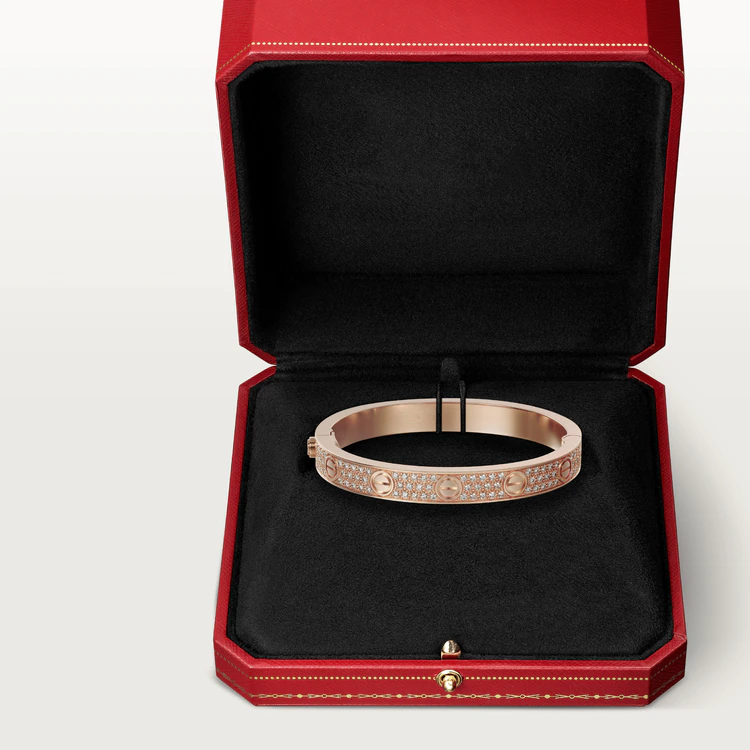 [baslovejewels]LOVE BRACELET 6.1MM DIAMOND-PAVED