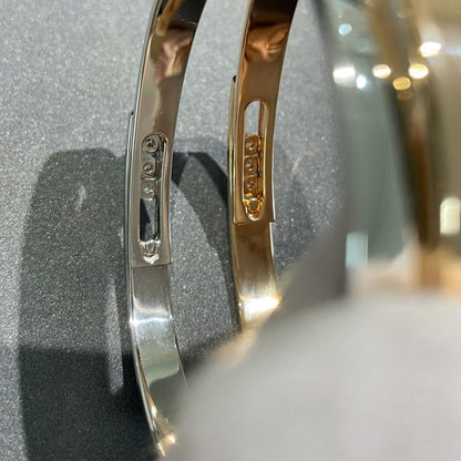 [baslovejewels]Move Noa Rose Gold Pavé Diamond Bangle Bracelet