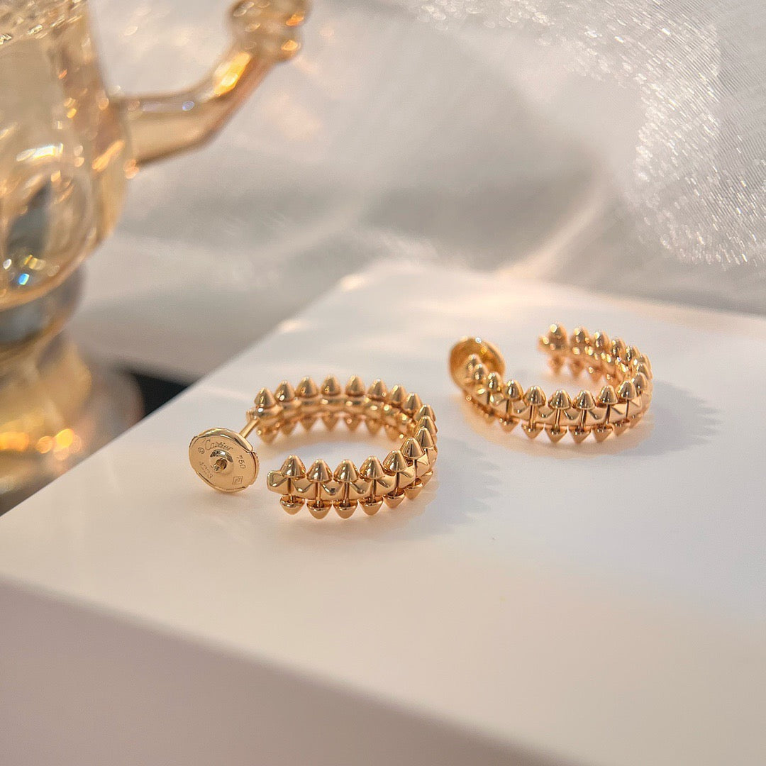 [baslovejewels]CLASH SMALL HOOP EARRINGS