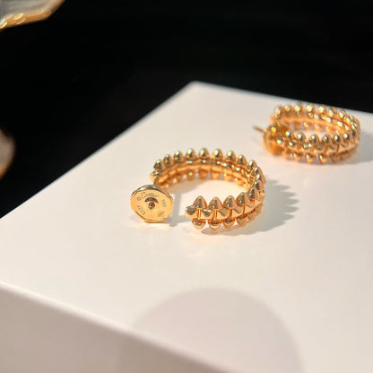 [baslovejewels]CLASH SMALL HOOP EARRINGS