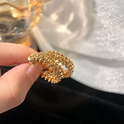 [baslovejewels]CLASH SMALL HOOP EARRINGS