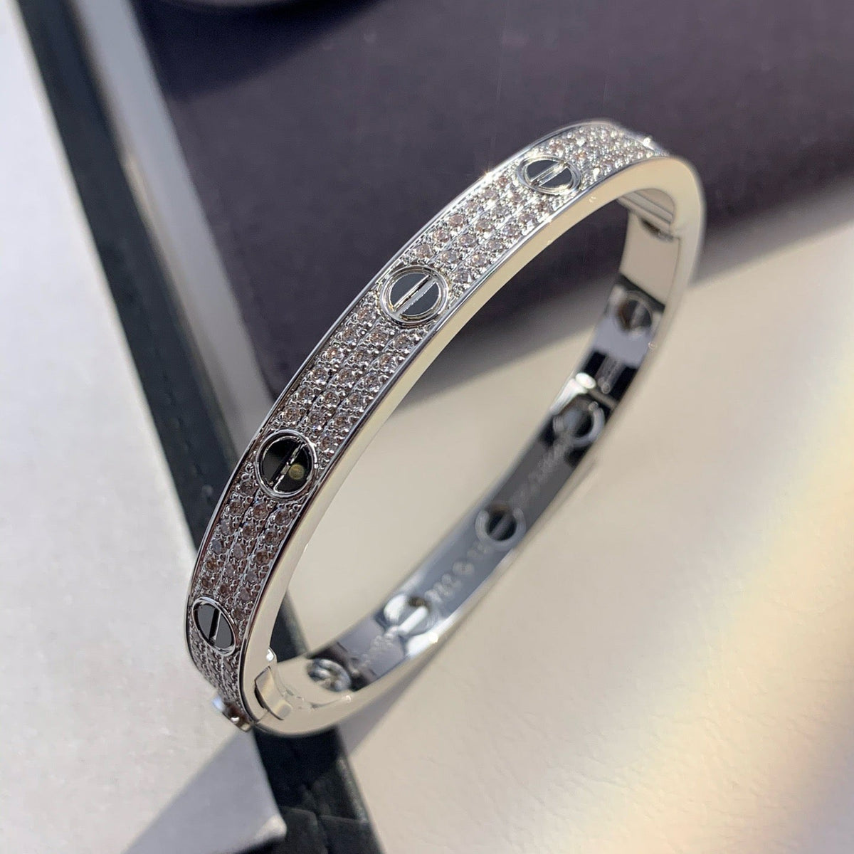 [baslovejewels]LOVE BRACELET 6.1MM DIAMOND-PAVED CERAMIC
