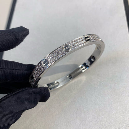 [baslovejewels]LOVE BRACELET 6.1MM DIAMOND-PAVED CERAMIC