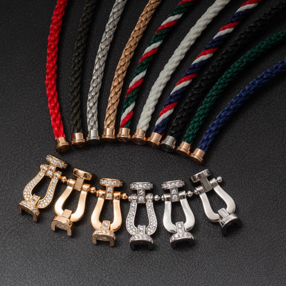 [baslovejewels]FORCE LARGE HORSESHOE NO DIAMOND BRACELET ROSE GOLD