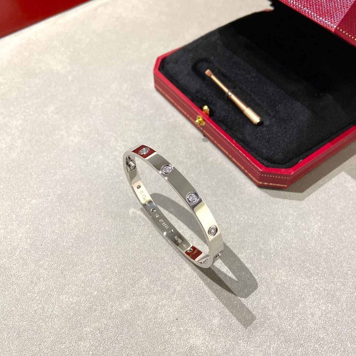 [baslovejewels]LOVE BRACELET 6.1MM 10 DIAMONDS
