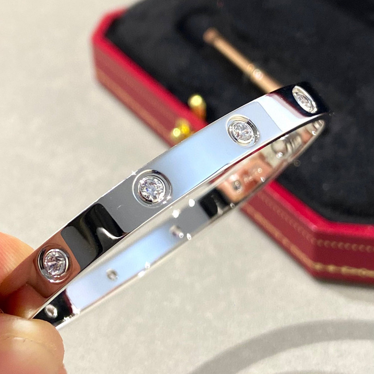 [baslovejewels]LOVE BRACELET 6.1MM 10 DIAMONDS