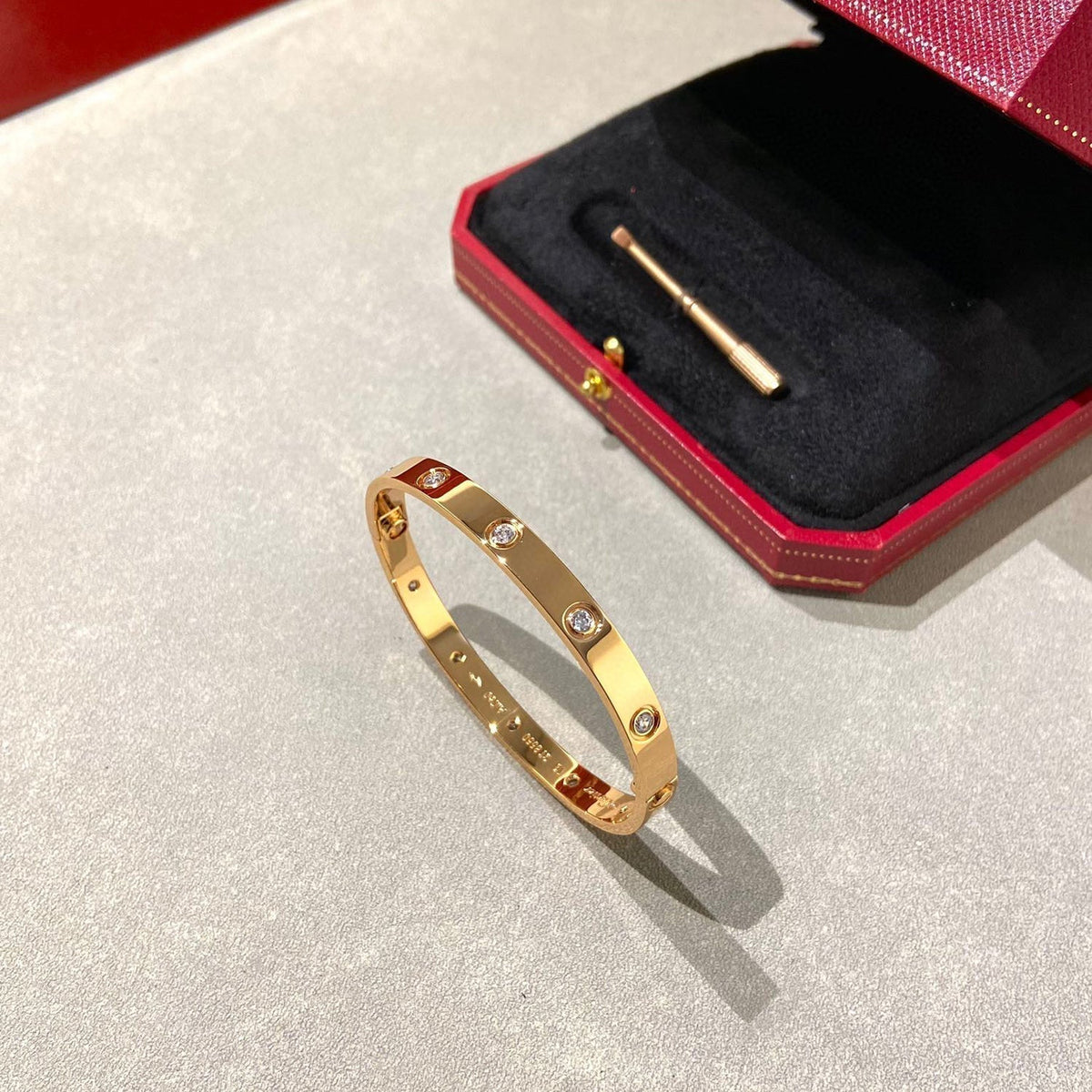 [baslovejewels]LOVE BRACELET 6.1MM 10 DIAMONDS