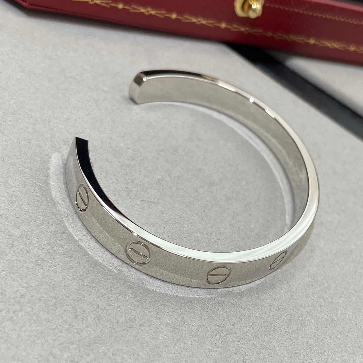[baslovejewels]LOVE BRACELET 6.1MM 1 DIAMOND OPEN CUFF