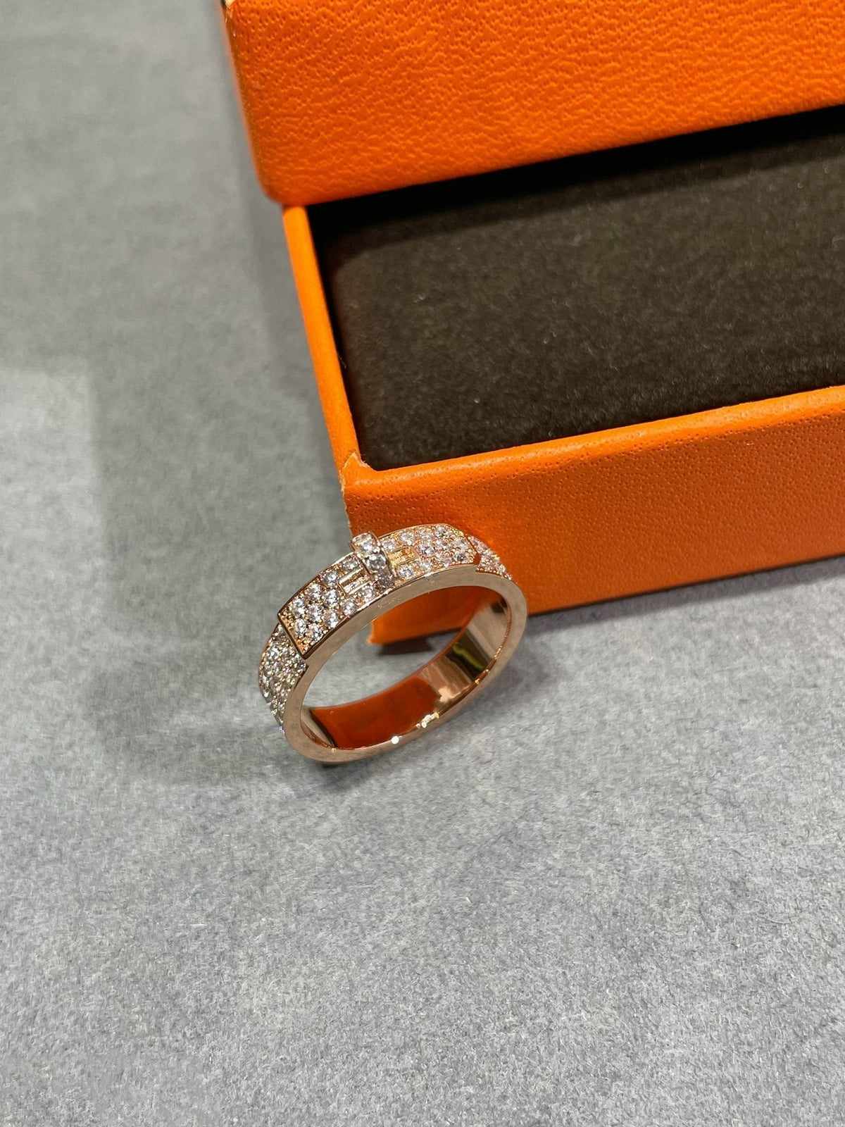 [baslovejewels]KELLY PINK GOLD DIAMOND RING
