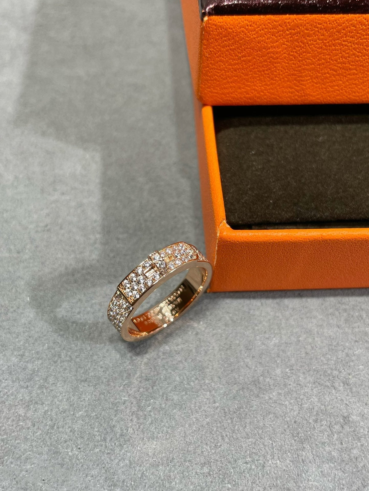 [baslovejewels]KELLY PINK GOLD DIAMOND RING