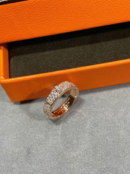 [baslovejewels]KELLY PINK GOLD DIAMOND RING