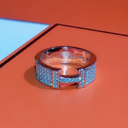 [baslovejewels]H RING FULL DIAMOND
