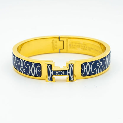 [baslovejewels]H BRACELET BLACK MULTICOLOR