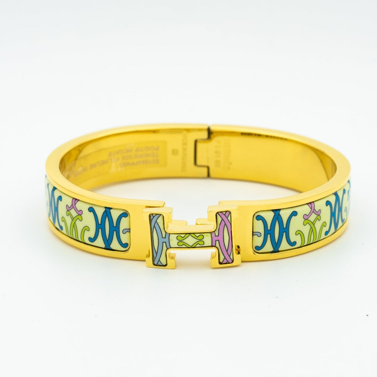 [baslovejewels]H BRACELET BEIGE MULTICOLOR
