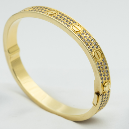[baslovejewels]LOVE BRACELET 6.1MM DIAMOND-PAVED