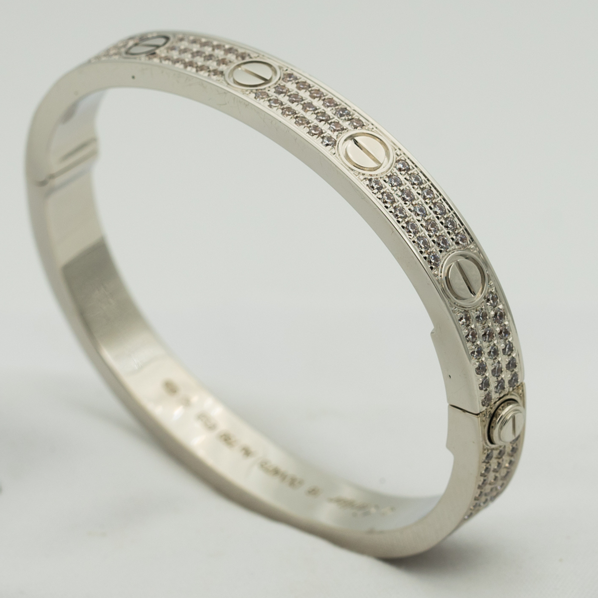 [baslovejewels]LOVE BRACELET 6.1MM DIAMOND-PAVED