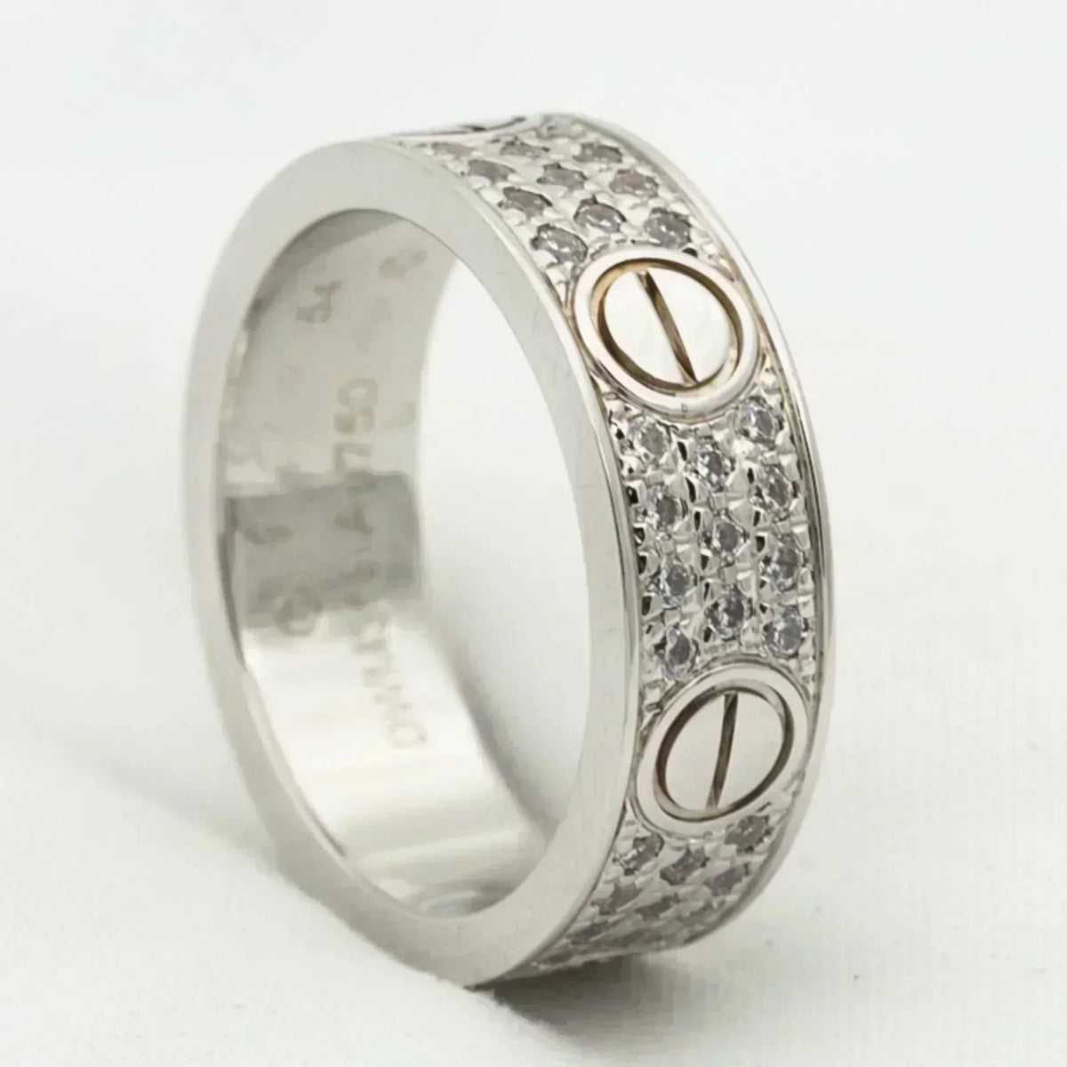 [baslovejewels]LOVE RING 5.5MM DIAMONDS PAVED