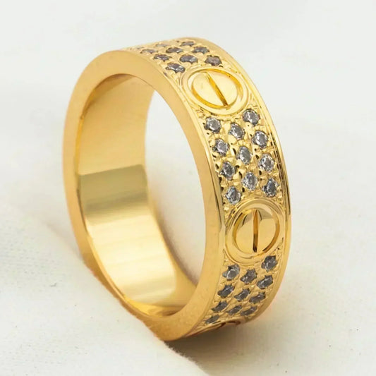 [baslovejewels]LOVE RING 5.5MM DIAMONDS PAVED