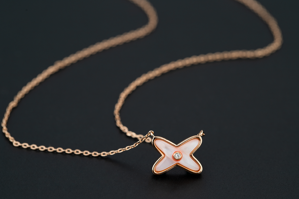 [baslovejewels]JEUX DE NECKLACE 1 DIAMOND