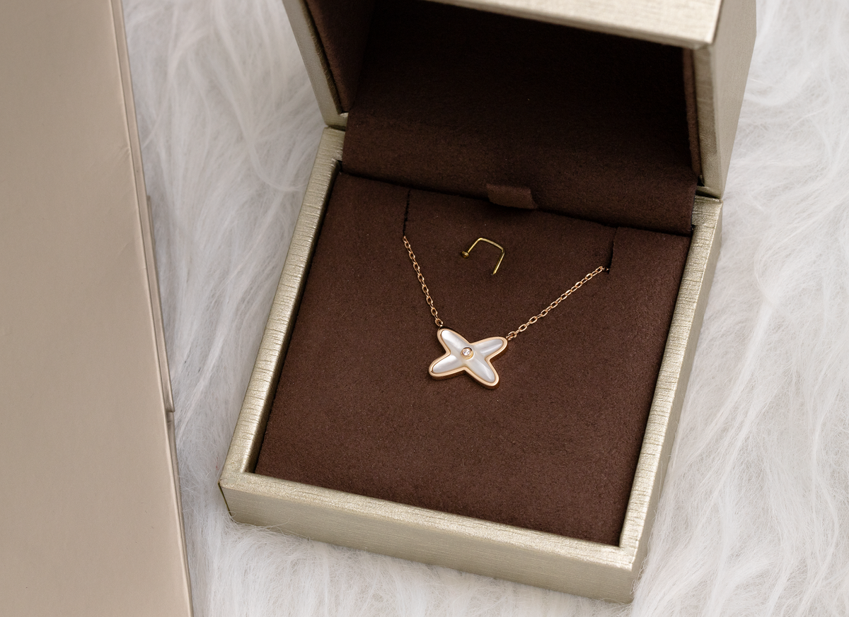 [baslovejewels]JEUX DE NECKLACE 1 DIAMOND