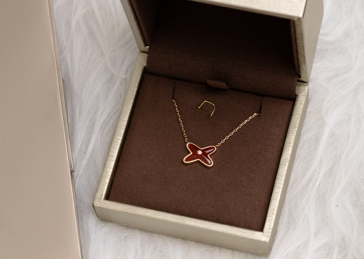[baslovejewels]JEUX DE NECKLACE 1 DIAMOND