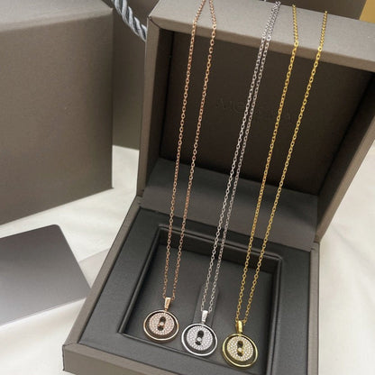 [baslovejewels]LUCKY MOVER PM PAVED NECKLACE