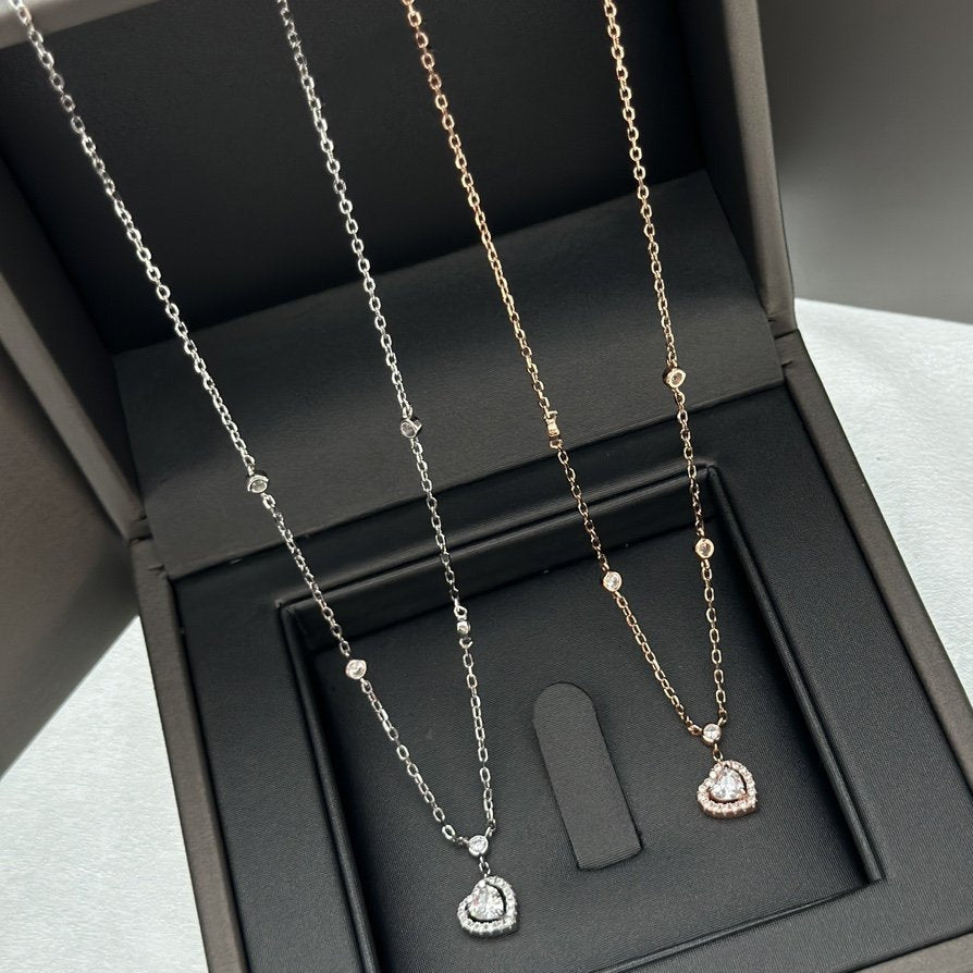[baslovejewels]JOY HEART DIAMOND NECKLACE