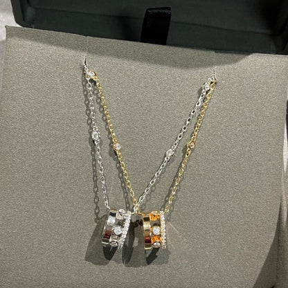 [baslovejewels]CHAIN MOVE ROMANE PEDAND NECKLACE