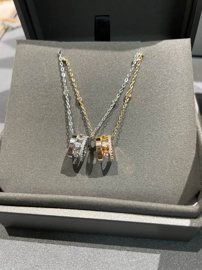 [baslovejewels]CHAIN MOVE ROMANE PEDAND NECKLACE