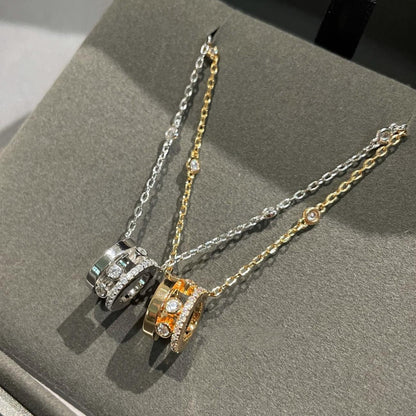 [baslovejewels]CHAIN MOVE ROMANE PEDAND NECKLACE