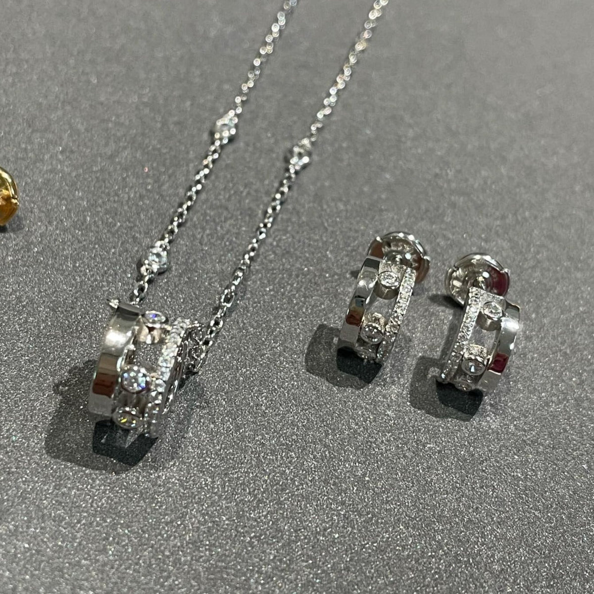 [baslovejewels]CHAIN MOVE ROMANE PEDAND NECKLACE
