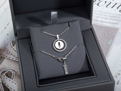 [baslovejewels]LUCKY MOVE PM NECKLACE SILVER DIAMOND